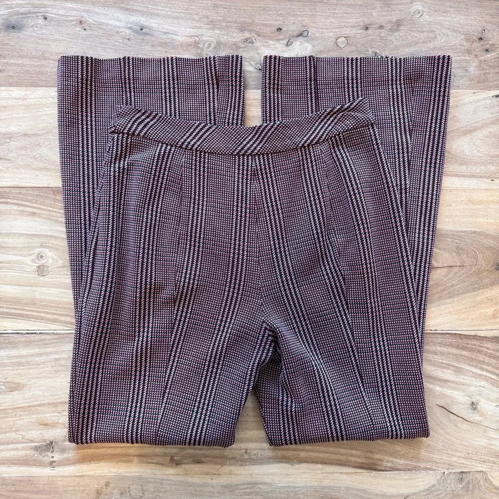 Rosetta Getty Plaid Cropped Flare Trousers - Picture 12 of 12